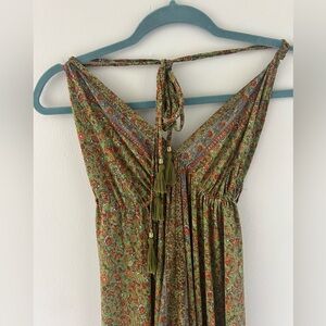 Karma Highway one Size Olive Backless Dress